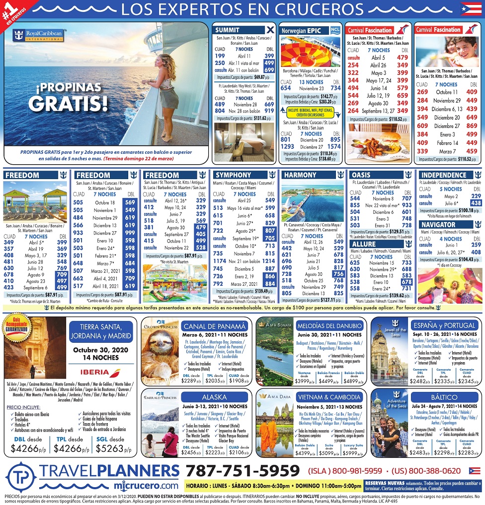 travel planners micrucero